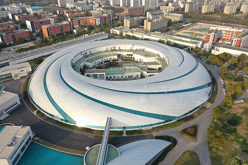 2019年3月12日，航拍上海光源項目。